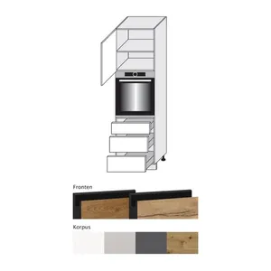 Bild von Feldmann-Wohnen Backofenumbauschrank Treviso - Modernes Küchendesign für Ihr Zuhause