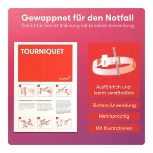 Bild von Purahelp Erste-Hilfe-Set Tourniquet (2 Stück) – Effektiver Druckverband für Notfälle