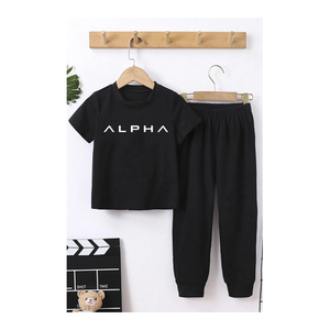 Bild von uyguntarz Kids Alpha Bottom – Top-Trainingsanzug-Set für Kinder von 7–8 Jahren