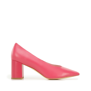 Bild von Wittchen Rosane Pumps Aus Leder Mit Blockabsatz Rosa