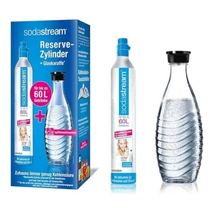 Bild von SodaStream Reservezylinder mit 1x CO2-Zylinder und 1x Glaskaraffe