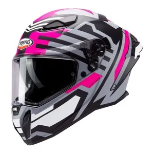 Bild von CABERG HELMET DRIFT EVO II HORIZON MATT GREY/BLACK/FUCHSIA XS
