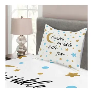 Bild von ABAKUHAUS Kindergarten Tagesdecke Set – Bett-Zeit Lullaby Konzept