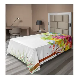 Bild von ABAKUHAUS Betttuch – Weiches und bequemes Bettlaken im bunten Design