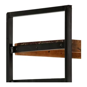 Bild von Boekenkast met 4 schappen 80x30x180 cm massief gerecycled hout von vidaXL