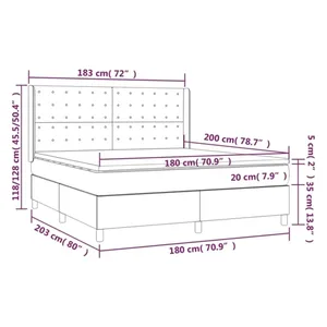 Bild von Komfortabel und Stilvoll: Das vidaXL Boxspringbett mit Matratze