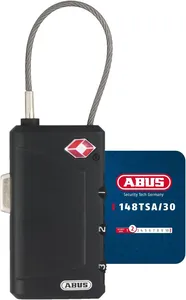 Bild von ABUS 148TSA/30 TSA Schloss mit Kabel zur Gepäcksicherung und 3-stelligem Zahlencode für Koffer und Taschen