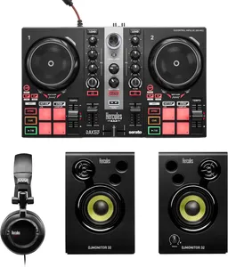 Bild von Hercules DJLearning Kit MK2 All-in-One Set zum Mixen mit Software und Tutorials