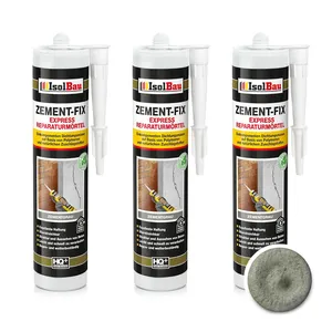 Bild von Isolbau Zement-Fix Reparaturmörtel in Zementgrau, 3 Kartuschen à 300 ml