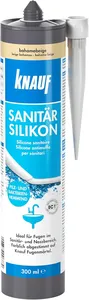Bild von Knauf Sanitär-Silikon in Bahamabeige, 300 ml, für Bad und Dusche, wasserfest und schimmelresistent
