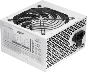 Bild von MARSGAMING MPIII850 PC-Netzteil mit 850 Watt, 5 Jahre Garantie, 85% Effizienz und 120mm Lüfter in Weiß
