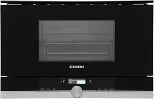 Bild von Siemens BE634LGS1 Mikrowelle, 900 W, 21 L Garraum, LED-Innenbeleuchtung, Edelstahl