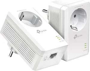 Bild von TP-Link TL-PA7017P Powerline Adapter Set mit 1000 Mbit/s, Steckdose und Gigabit-Port, Plug and Play, kompatibel mit HomePlug AV und AV2, ideal für Media-Streaming