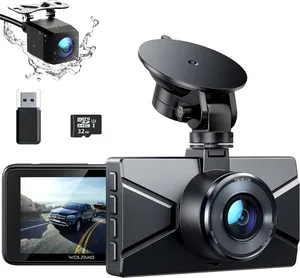 Bild von WOLFANG Dashcam mit 2,5K Frontkamera und 1080P Rückkamera, 170 Grad Weitwinkel, Nachtsicht, G-Sensor und 32GB SD-Karte